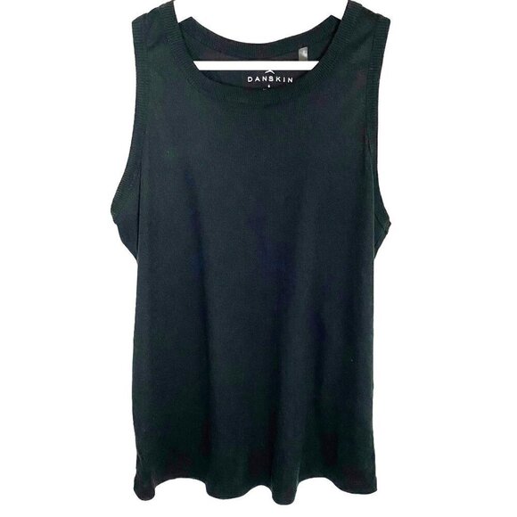 Danskin Racerback Stretch Ribbed Tank Women's S Yoga Workout Running Athleisure - Picture 1 of 8